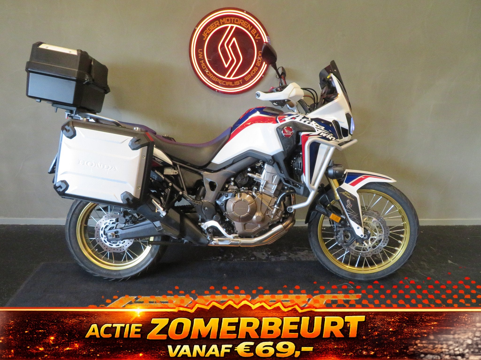 Honda CRF 1000 AFRICA TWIN KOFFERS (bj 2017), Motoren, Motoren | Honda, Bedrijf, Toermotor, 998 cc