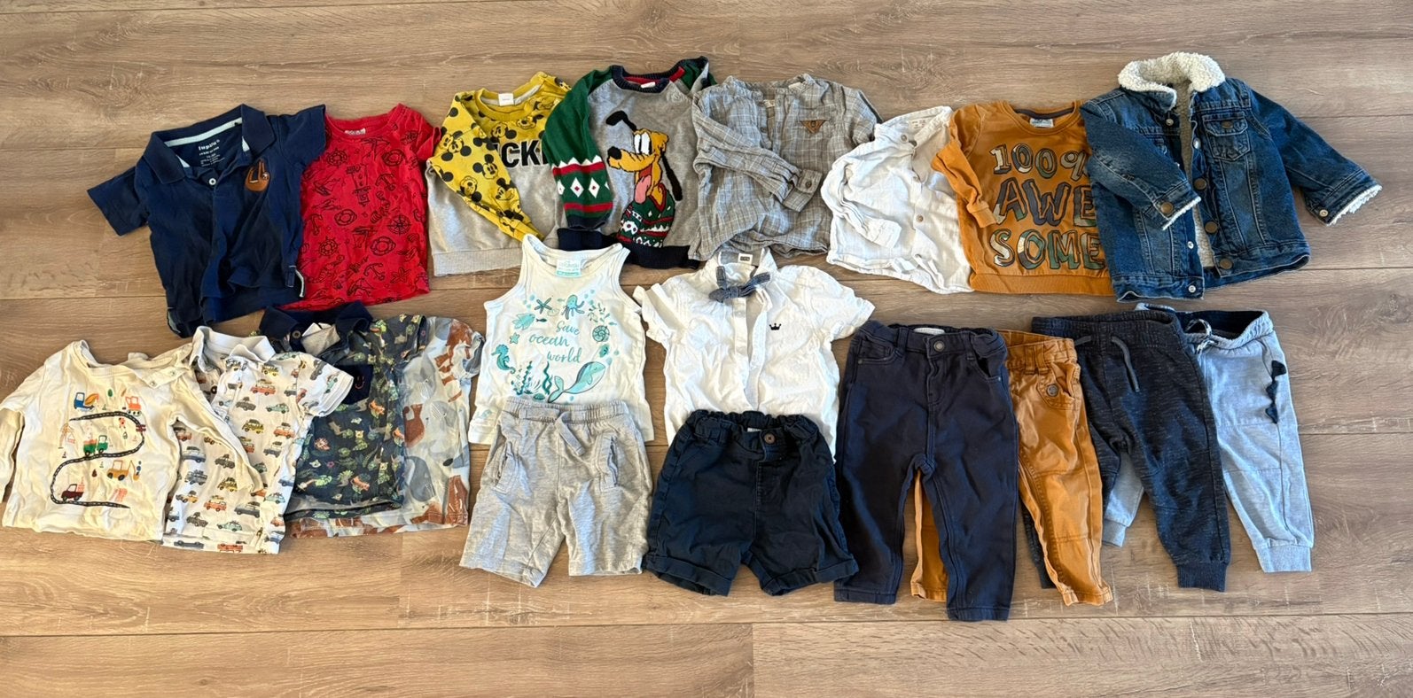 Groot kledingpakket 74/80/86/92 (maat per foto), Ophalen, Gebruikt, Maat 92