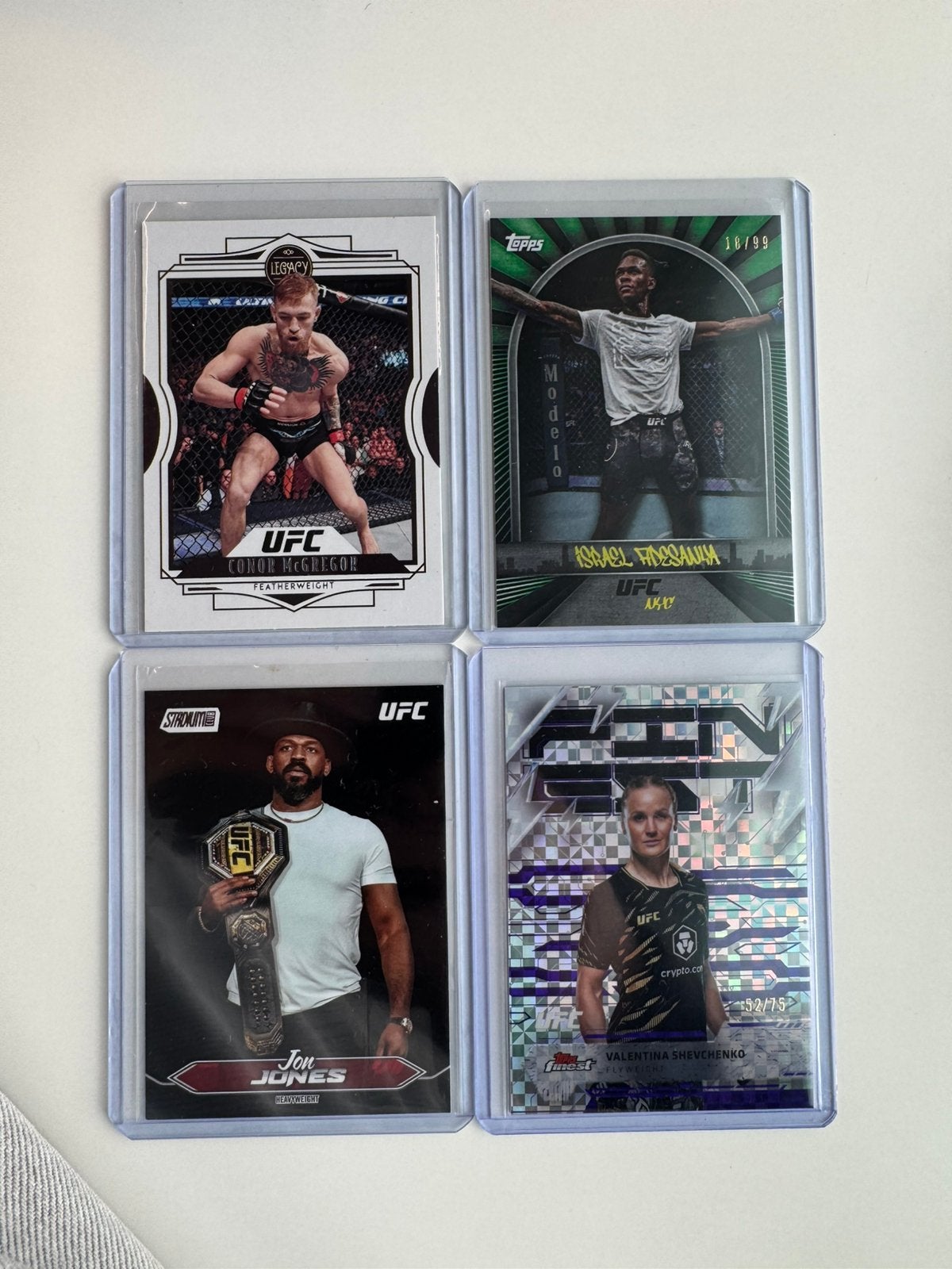Conor McGregor Israel Adesanya /99, Ophalen of Verzenden, Zo goed als nieuw, Sticker
