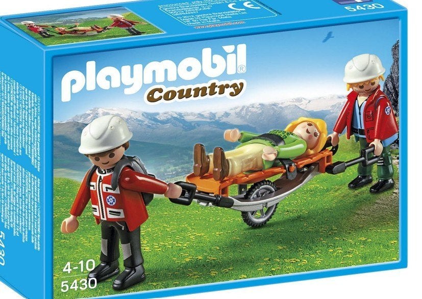 Playmobil reddingsteam met brancard 5430, Kinderen en Baby's, Speelgoed | Playmobil, Complete set, Ophalen of Verzenden, Zo goed als nieuw