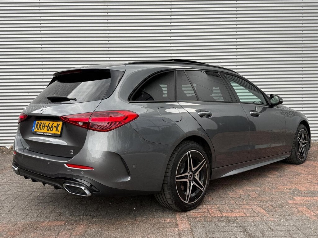 Mercedes C-klasse Estate 300 e AMG Line|Pano|Led|Cruise|2022, Automaat, Achterwielaandrijving, 4 cilinders, Met garantie (alle)