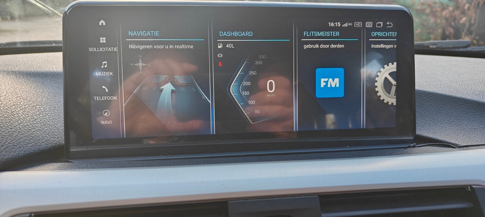 Android 10inch head-unit voor BMW 3 serie F30/F31/F34/F35, Auto-onderdelen, Dashboard en Schakelaars, Ophalen of Verzenden, Gebruikt