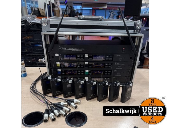 The TBone Free Solo Twin set x 4 + antenna splitter + case, Flex Ltd., Zo goed als nieuw, https://flex.com/contact-us, Nobelstraat 10, 5807 GA Oostrum LB, Limburg, Nederland