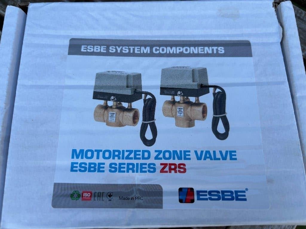 ESBE Gemotoriseerde Zoneklep ZRS230 - Nieuw in doos, Doe-het-zelf en Verbouw, Ophalen of Verzenden, Nieuw, Koper, Overige typen