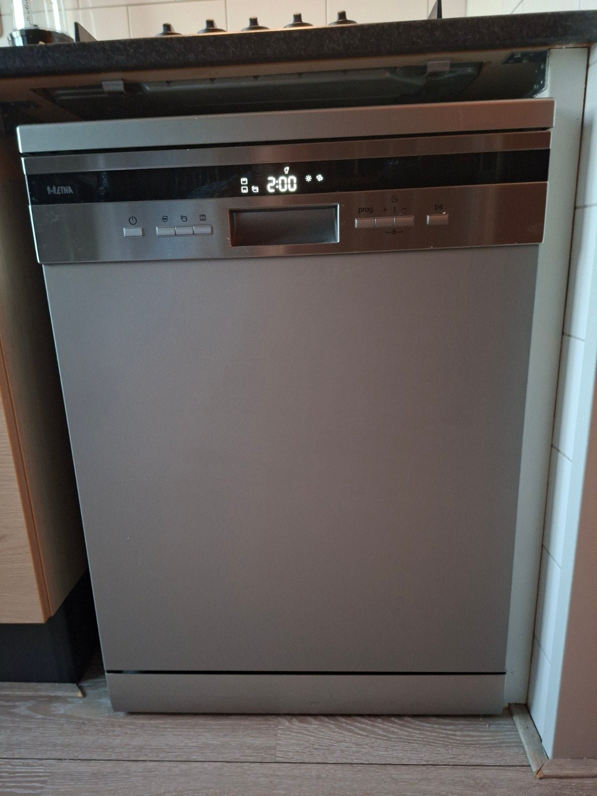 ETNA VWV240RVS Vaatwasser - Zo goed als nieuw, Ophalen, 60 cm of meer, Eco programma, Zo goed als nieuw