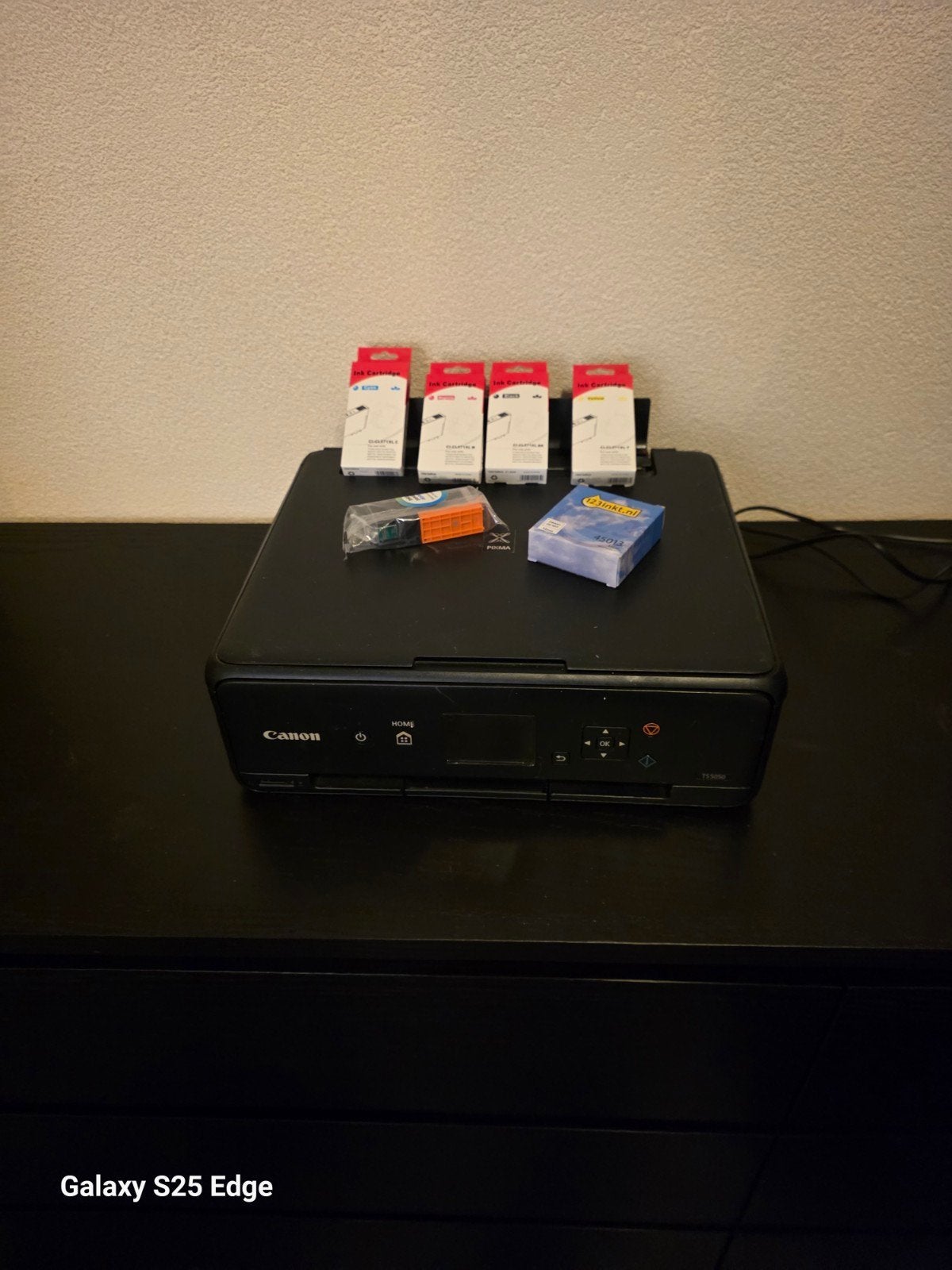 Printer met extra inkt en papierversnipperaar, Computers en Software, Ophalen, Gebruikt, Canon, Inkjetprinter