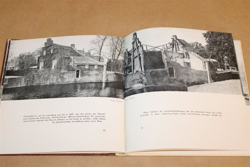 Groningen 1945 — Stad In Vuur En Puin— Vintage Fotoboek, Ophalen of Verzenden, Gelezen