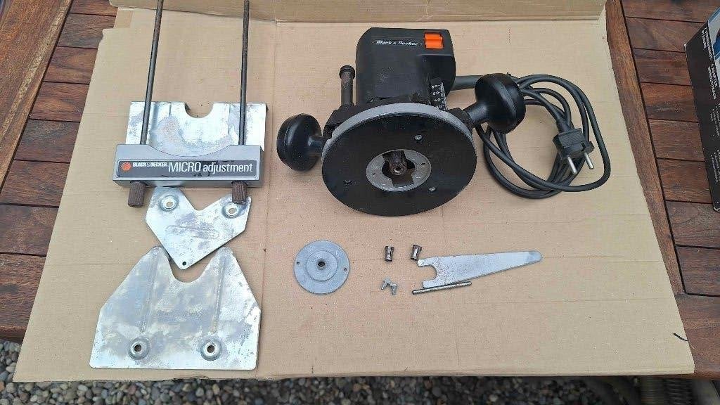 Bovenfrees Black & Decker BD66, Gebruikt, Black+Decker, Ophalen of Verzenden, Bovenfrees