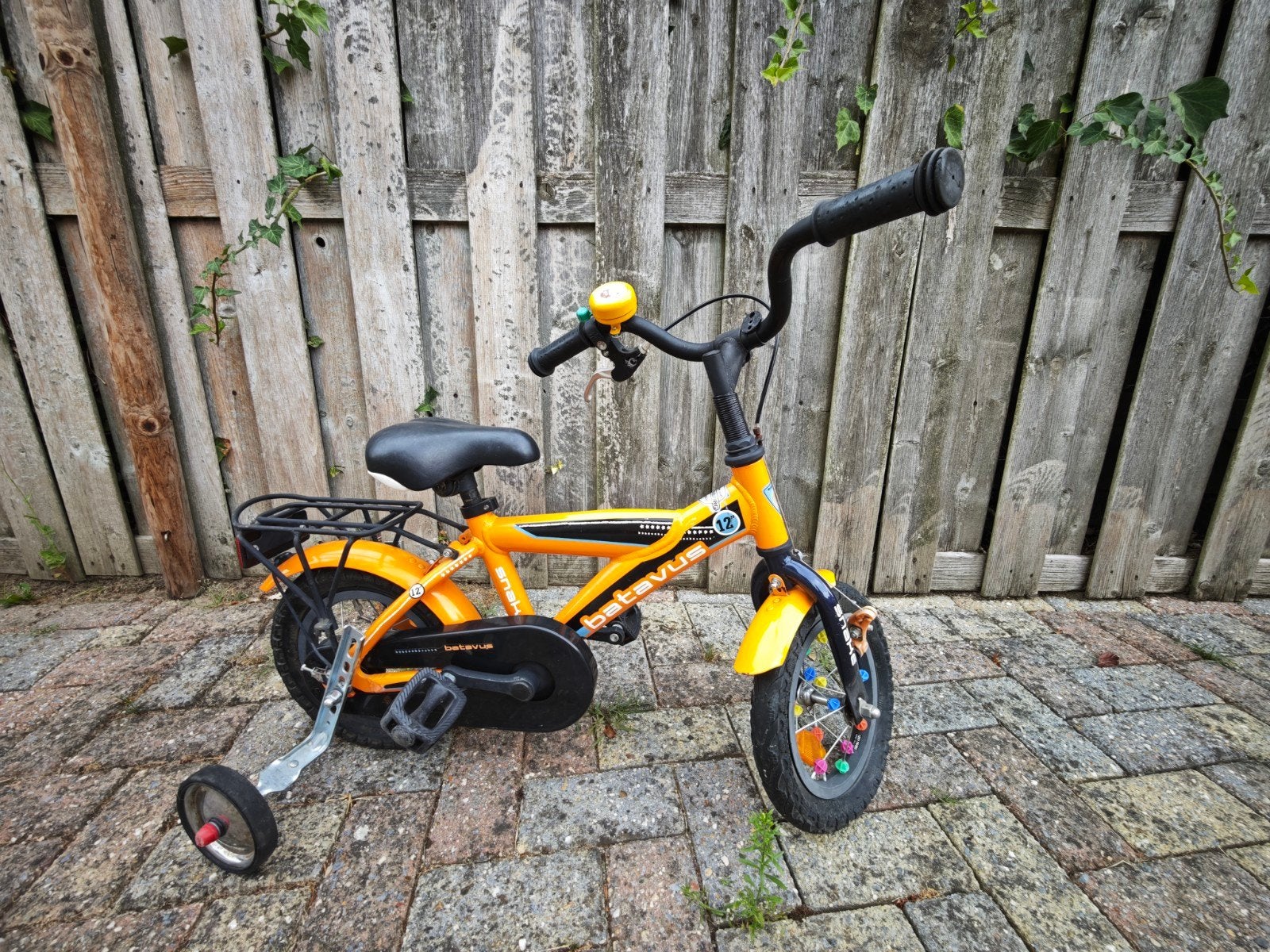 Batavus snake kinderfiets 12 inch met zijwieltjes, Fietsen en Brommers, Fietsen | Kinderfietsjes, Ophalen, Terugtraprem, Zijwieltjes