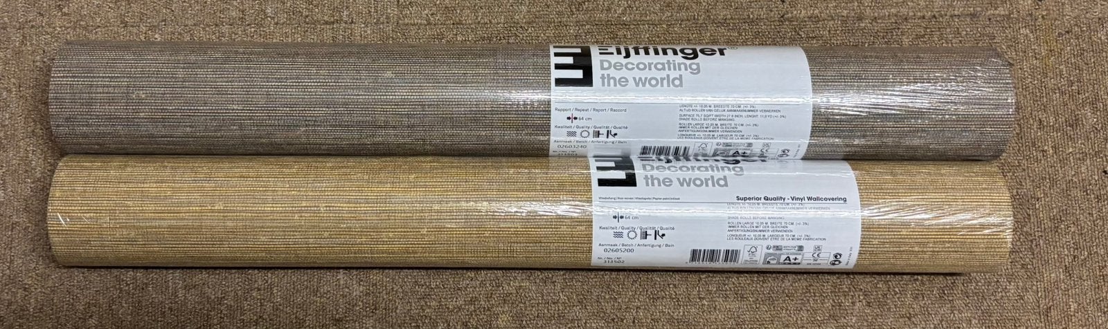 Eijffinger linen look behang 2 kleuren 313502/503 Arte, Verzenden