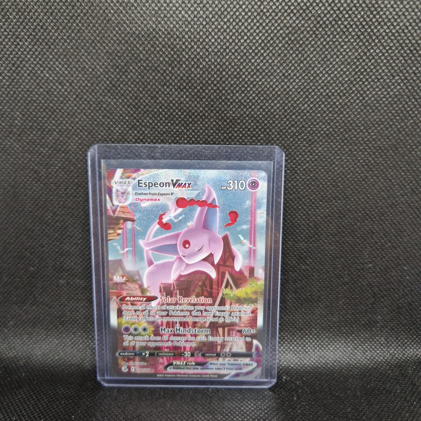 Espeon Vmax Fusion Strike NM, Ophalen of Verzenden, Zo goed als nieuw