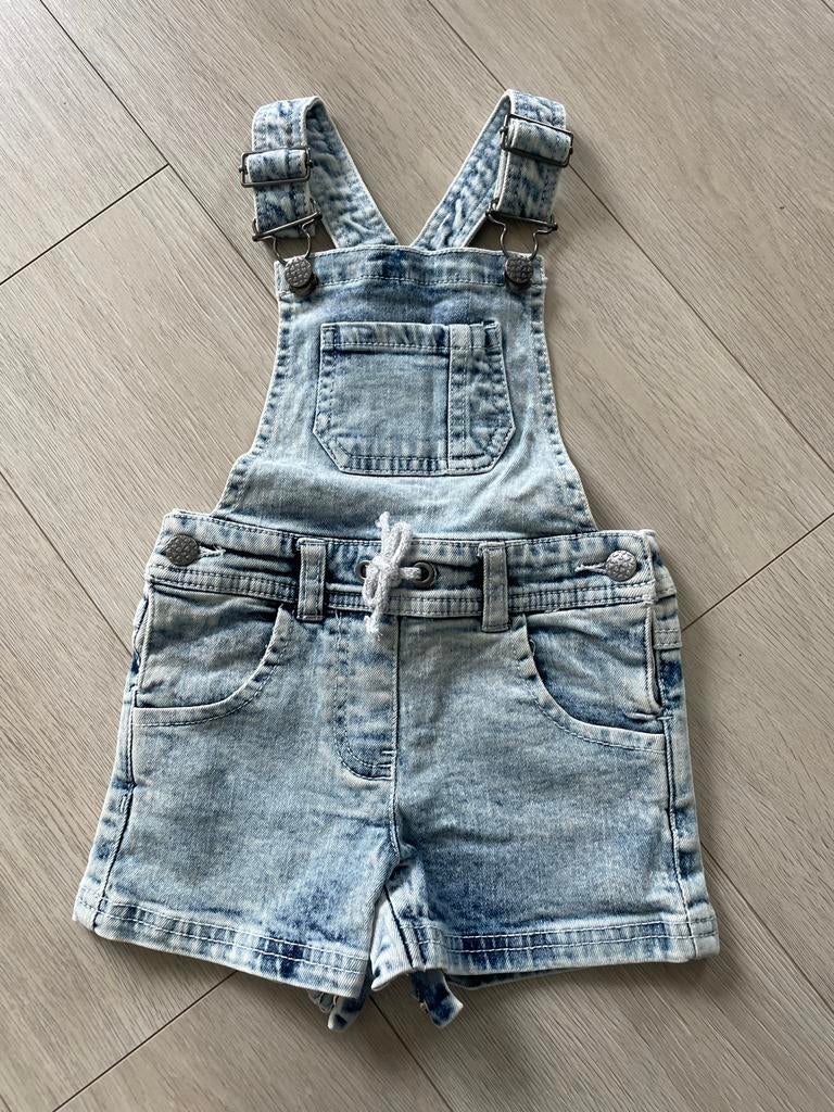 Leuke spijker tuinbroek shortje maat 80, Ophalen of Verzenden, Gebruikt, Jongetje of Meisje, Broekje