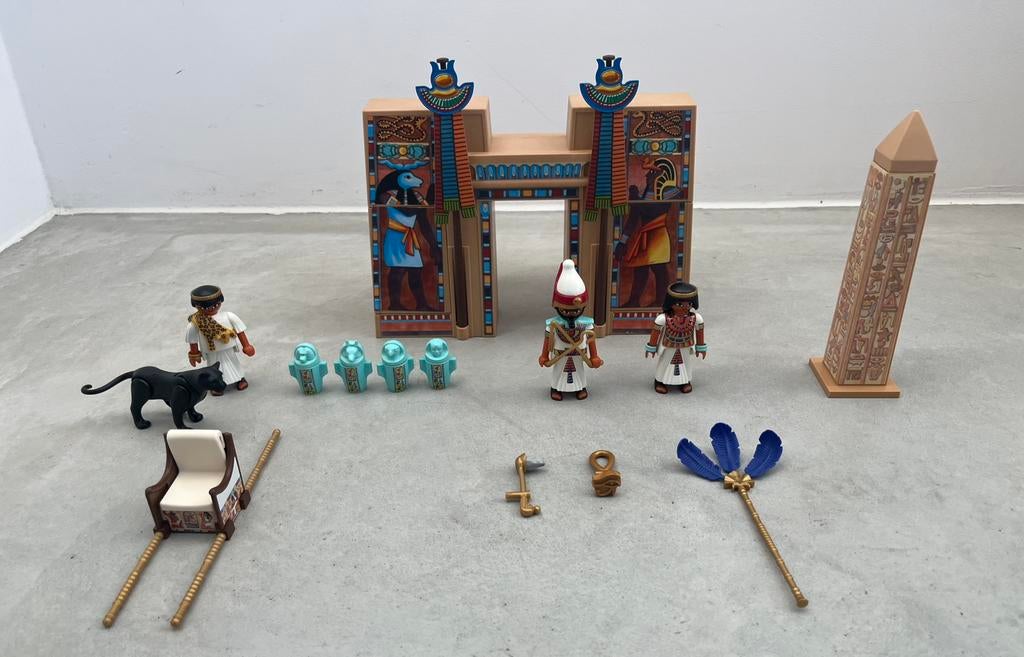 Playmobil 4243 Tempel van de Farao compleet !, Kinderen en Baby's, Speelgoed | Playmobil, Ophalen, Zo goed als nieuw, Complete set