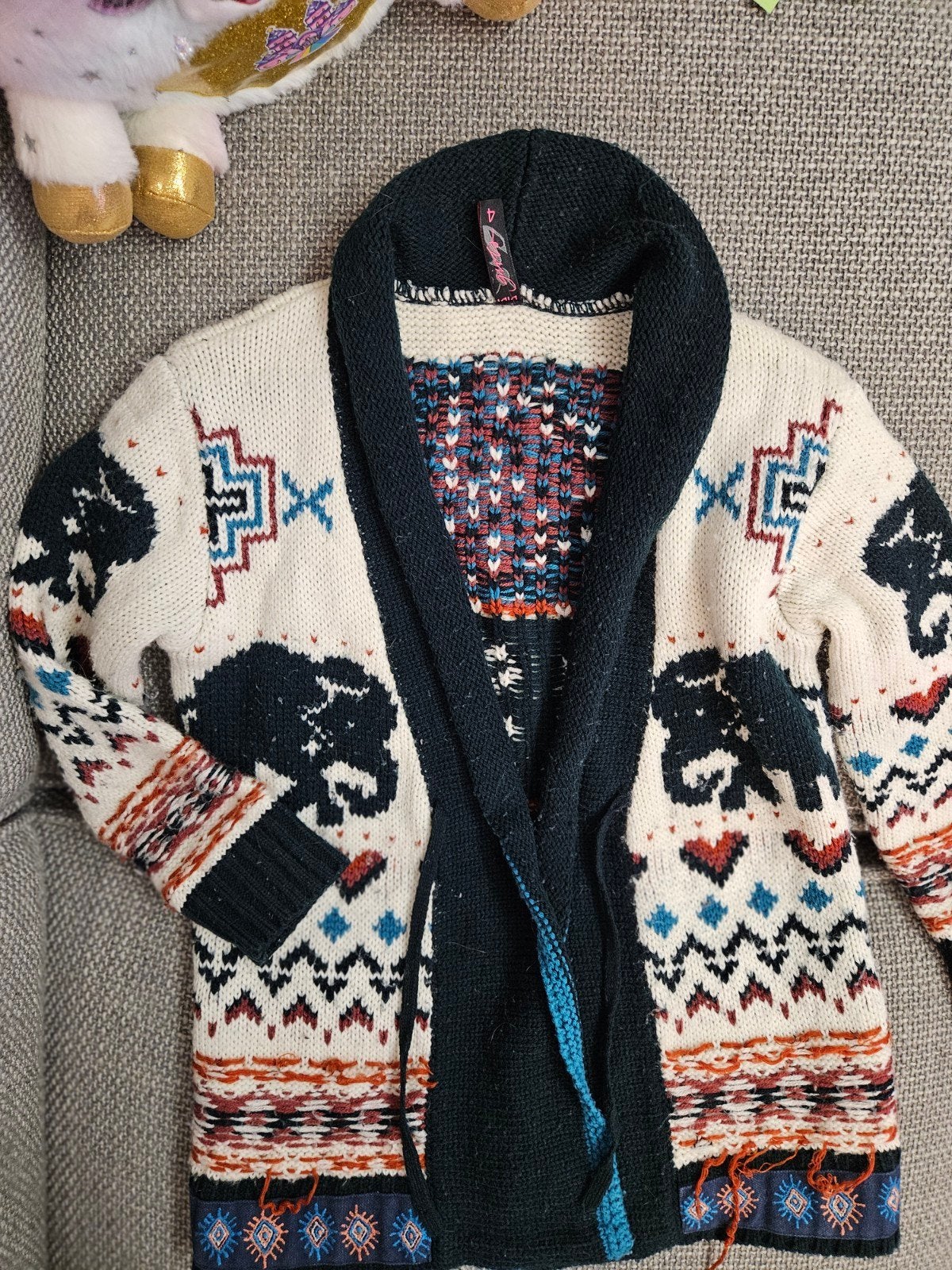 DIDI vest met olifantenprint en etnische patronen, Gebruikt, Meisje, Trui of Vest, Ophalen of Verzenden