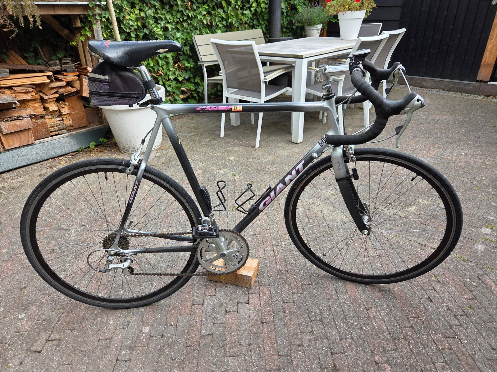 Giant Cadex CFR 61cm Shimano 105, Ophalen, 28 inch, Gebruikt, Velgrem