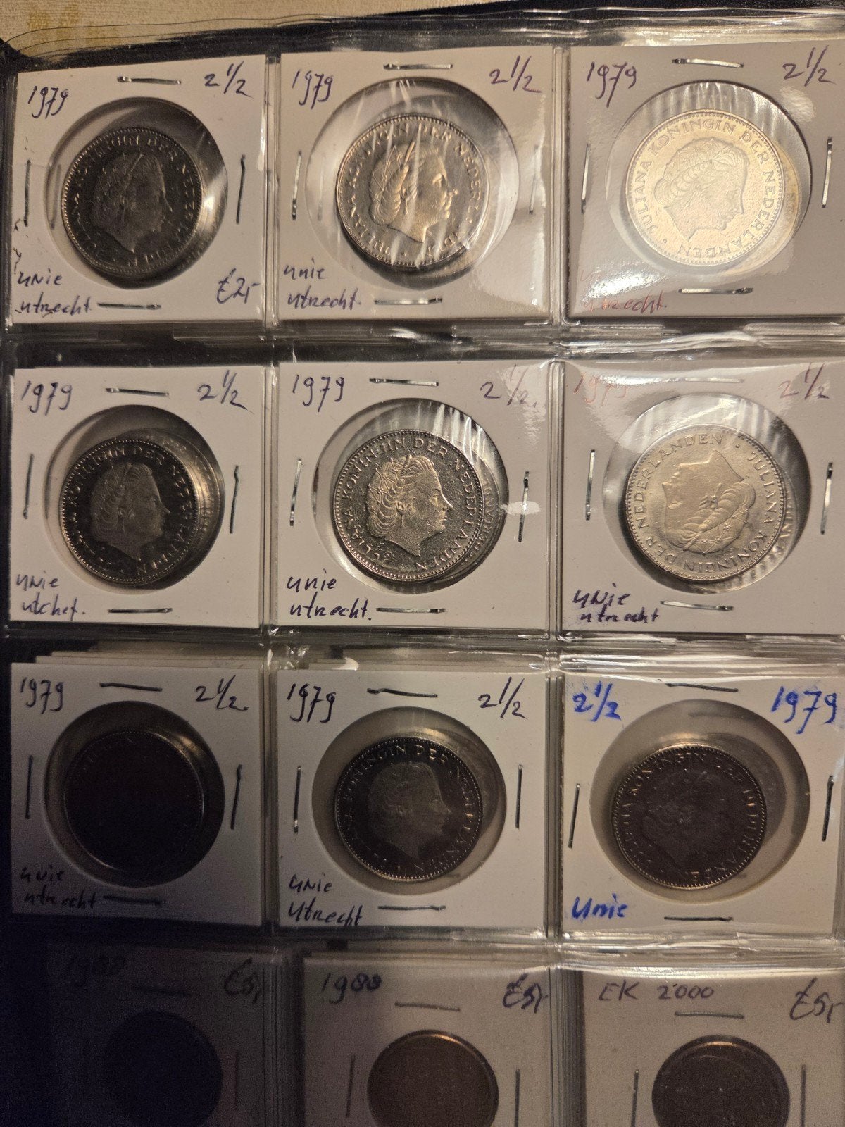 Collectie Nederlandse Guldens en Centen, Ophalen of Verzenden, Koningin Juliana, 1 gulden, Setje