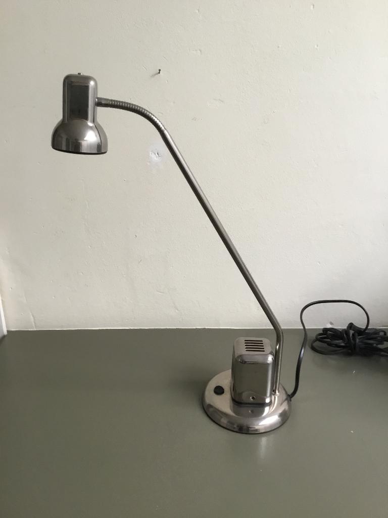 Vrieland lamp, Ophalen of Verzenden, Gebruikt, Metaal, Minder dan 50 cm