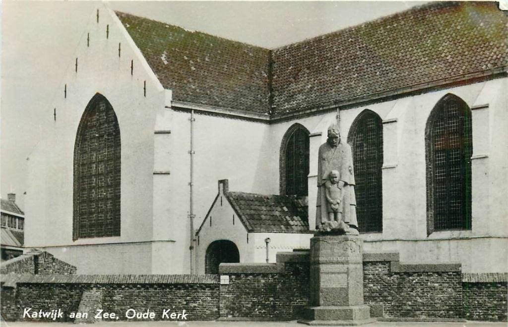 388-284-029 Katwijk Oude Kerk, Verzenden, Voor 1920, Zuid-Holland