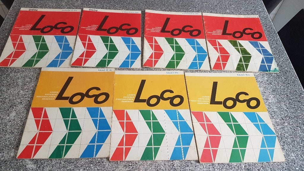 7 maxi loco boekjes taal rekenen, Ophalen of Verzenden, Zo goed als nieuw, Rekenen