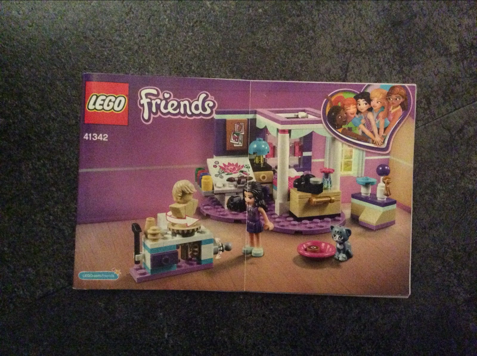 LEGO Friends 41342 Emma's Slaapkamer, Ophalen of Verzenden, Zo goed als nieuw, Overige merken