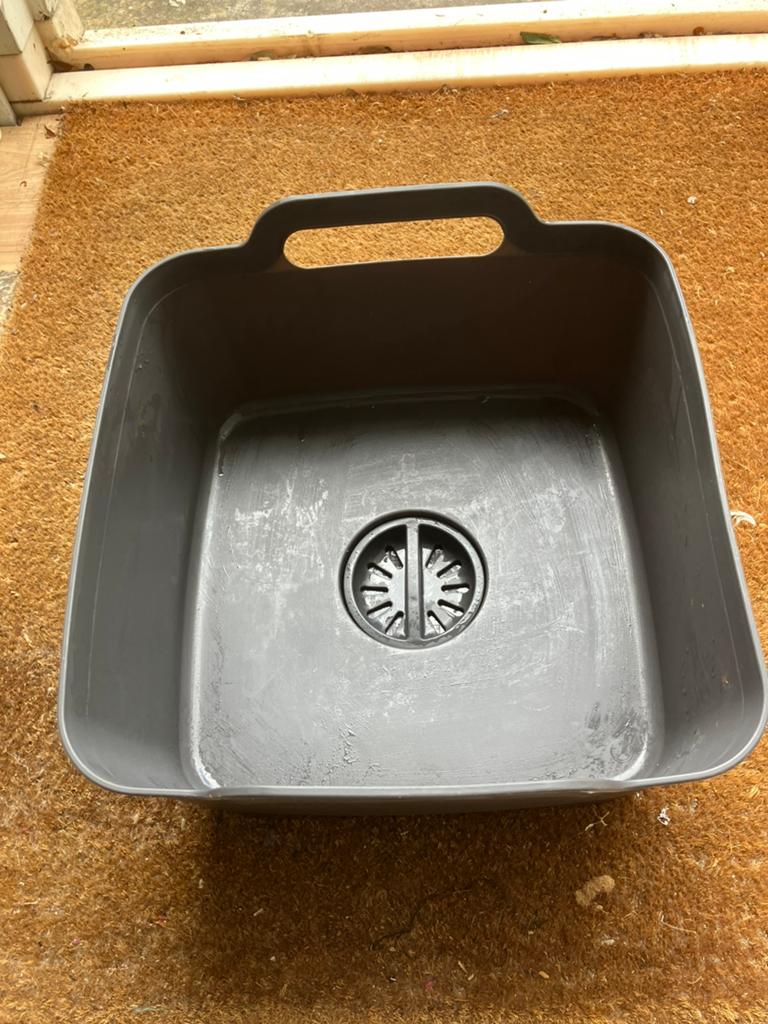 Afwasteil met plug (31,3x30,6x19,9cm), Ophalen of Verzenden, Zo goed als nieuw