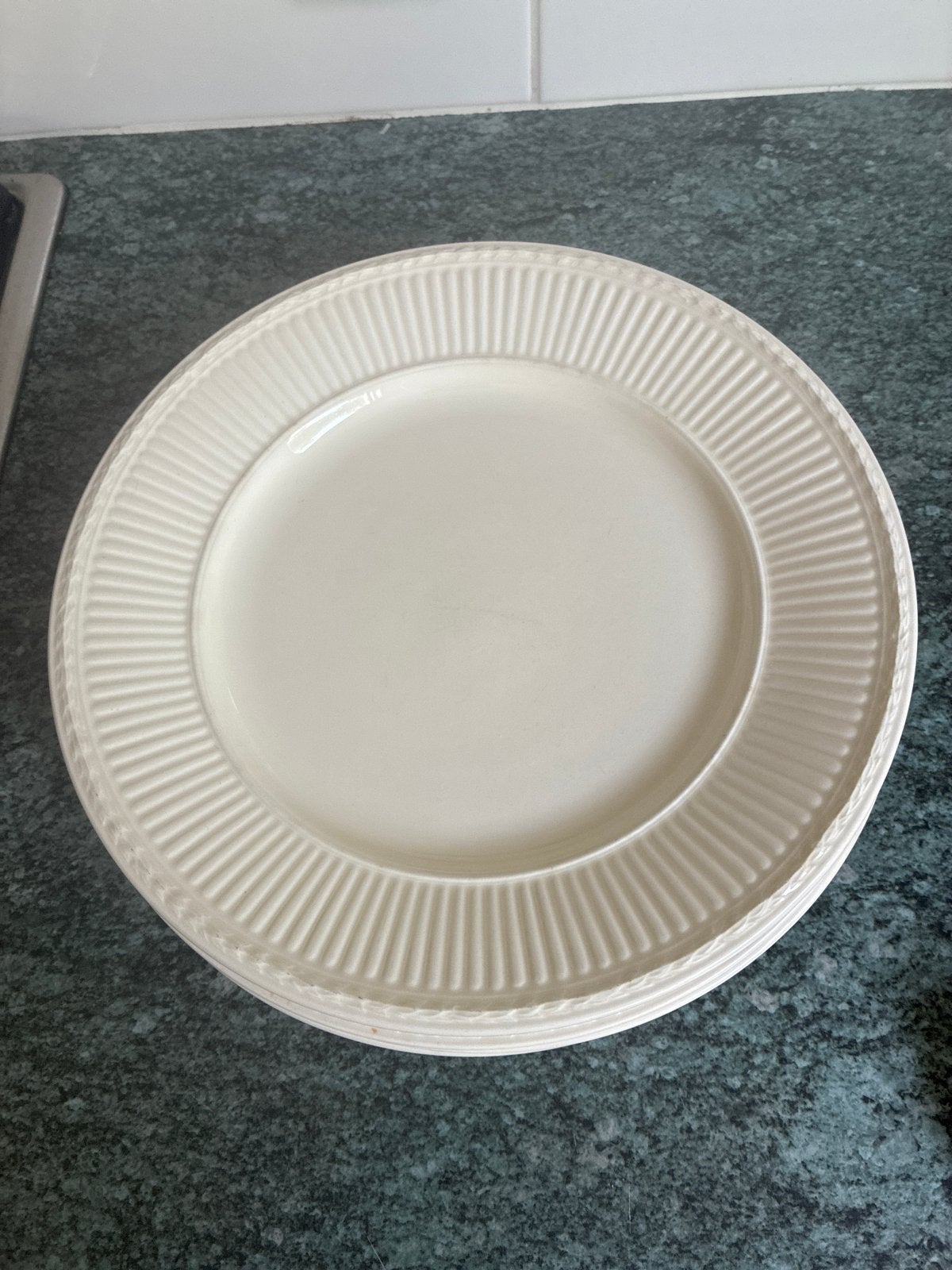 Set van 5 grote borden wedgwood - Onbeschadigd, Ophalen, Gebruikt, Bord(en), Wedgwood