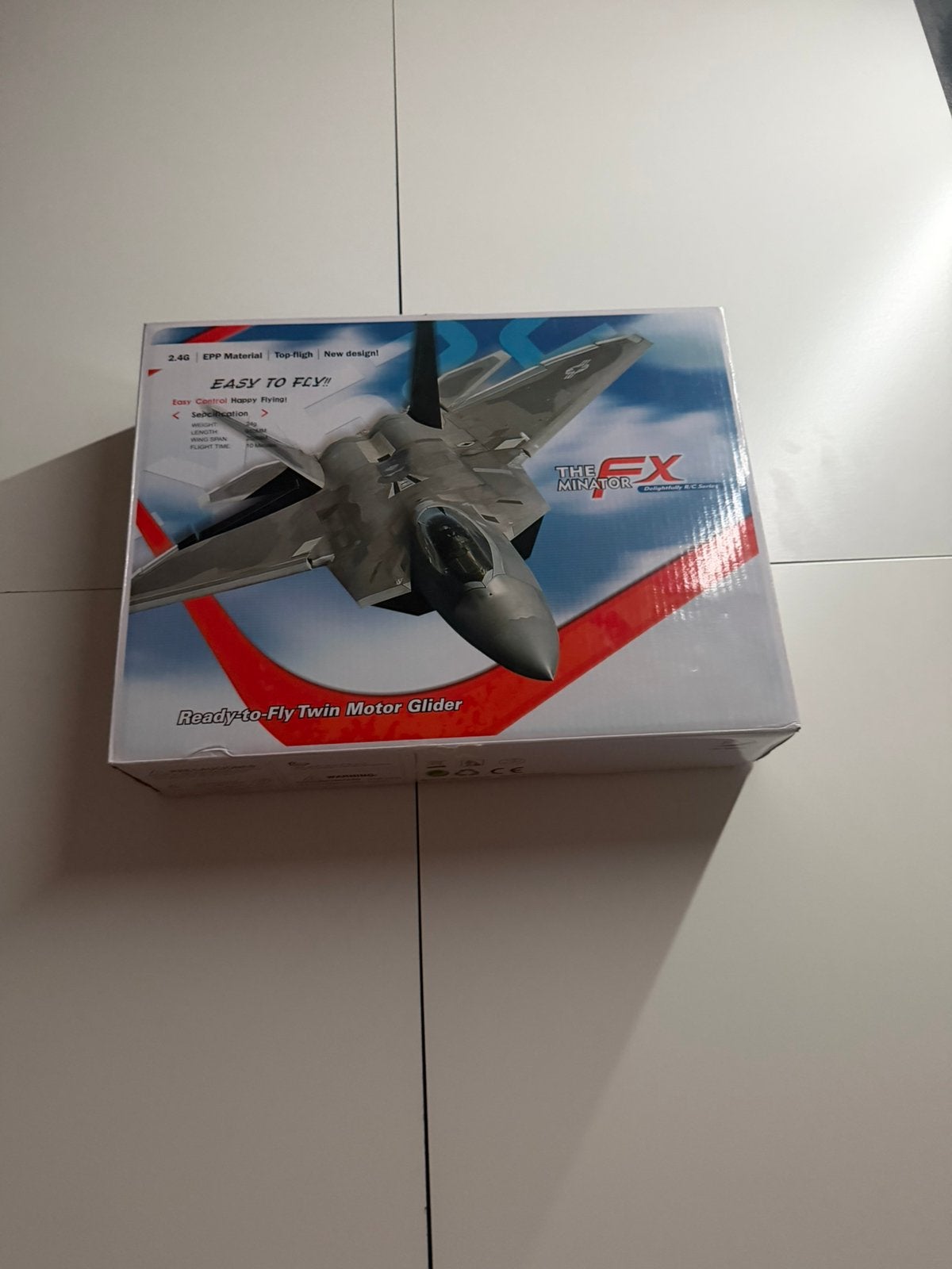 The minator fx rc straaljager, Ophalen of Verzenden, Zo goed als nieuw, 1:72 tot 1:144, Overige merken