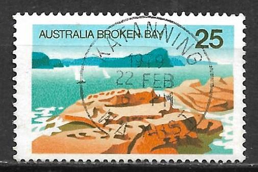 Australie 1976 Landschappen Broken Bay, Verzenden, Gestempeld