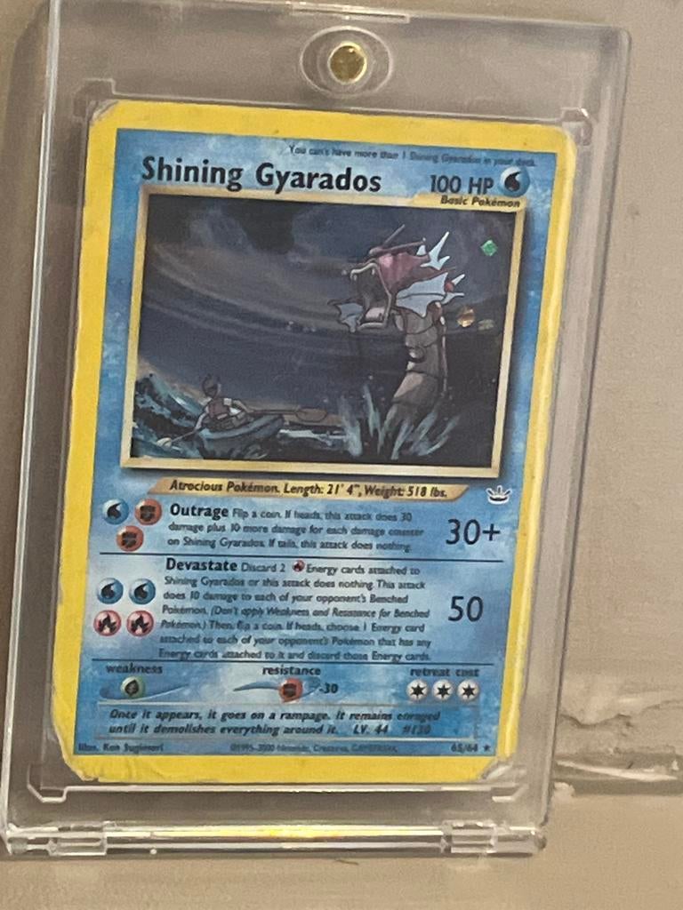 Shining Gyarados 65/64 engels Pokémon Kaart, Hobby en Vrije tijd, Verzamelkaartspellen | Pokémon, Ophalen of Verzenden, Zo goed als nieuw