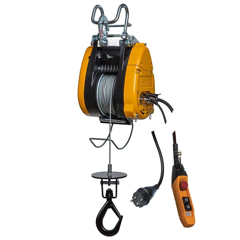 Delta lier 300 kg  220 volt takel voor hijsbalk, Ophalen, Gebruikt, Elektrisch