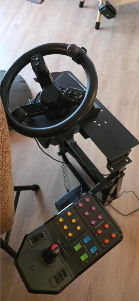 Logitech Farm Simulator Stuur, Pedalen en Controller, Computers en Software, Joysticks, Ophalen, Gebruikt, Logitech