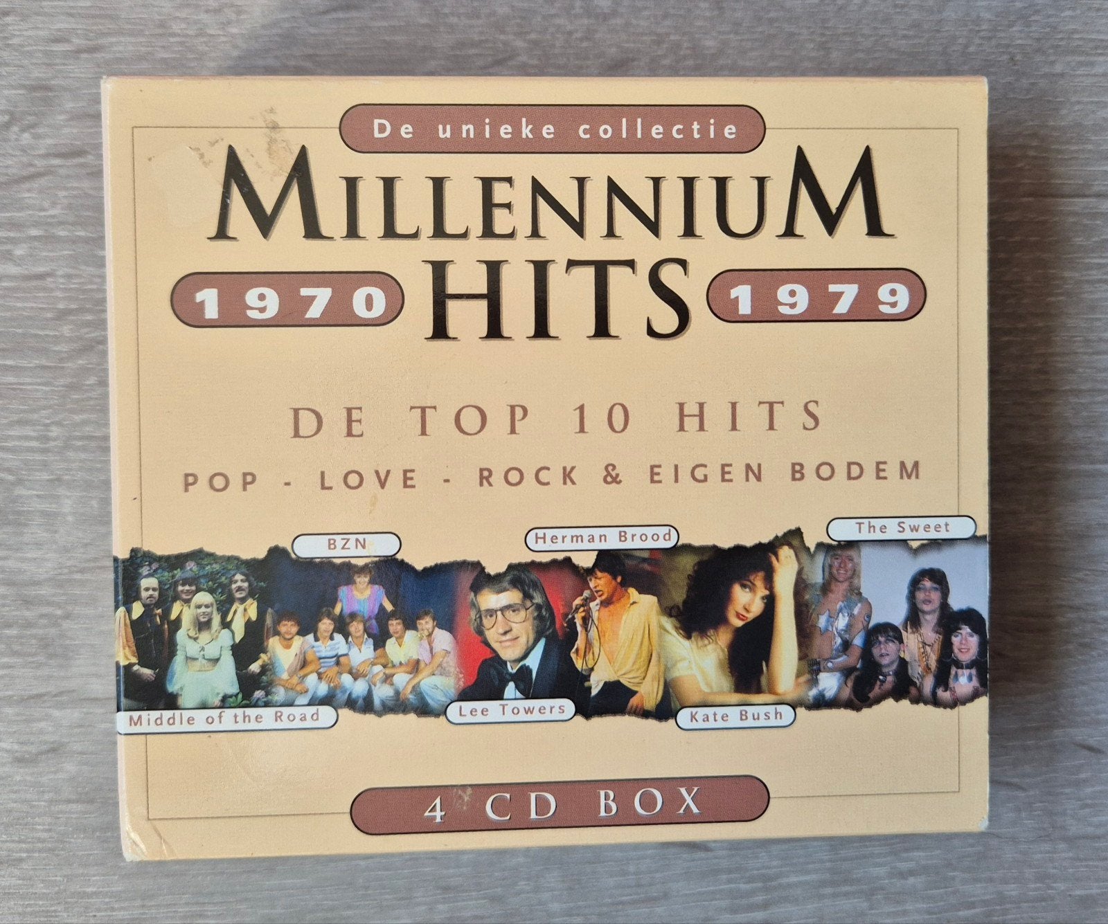 4 cd box Millennium Hits 1970 - 1979, Cd's en Dvd's, Ophalen of Verzenden, Zo goed als nieuw, Pop