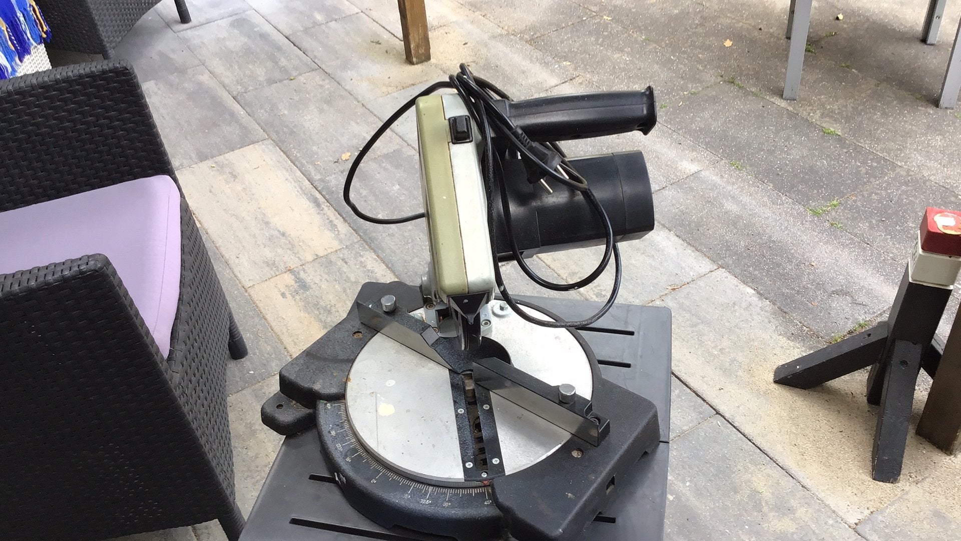 TEKOOP TOPCRAFT TGS ZAAAGMACHINE, Doe-het-zelf en Verbouw, Gereedschap | Zaagmachines, Ophalen, Gebruikt