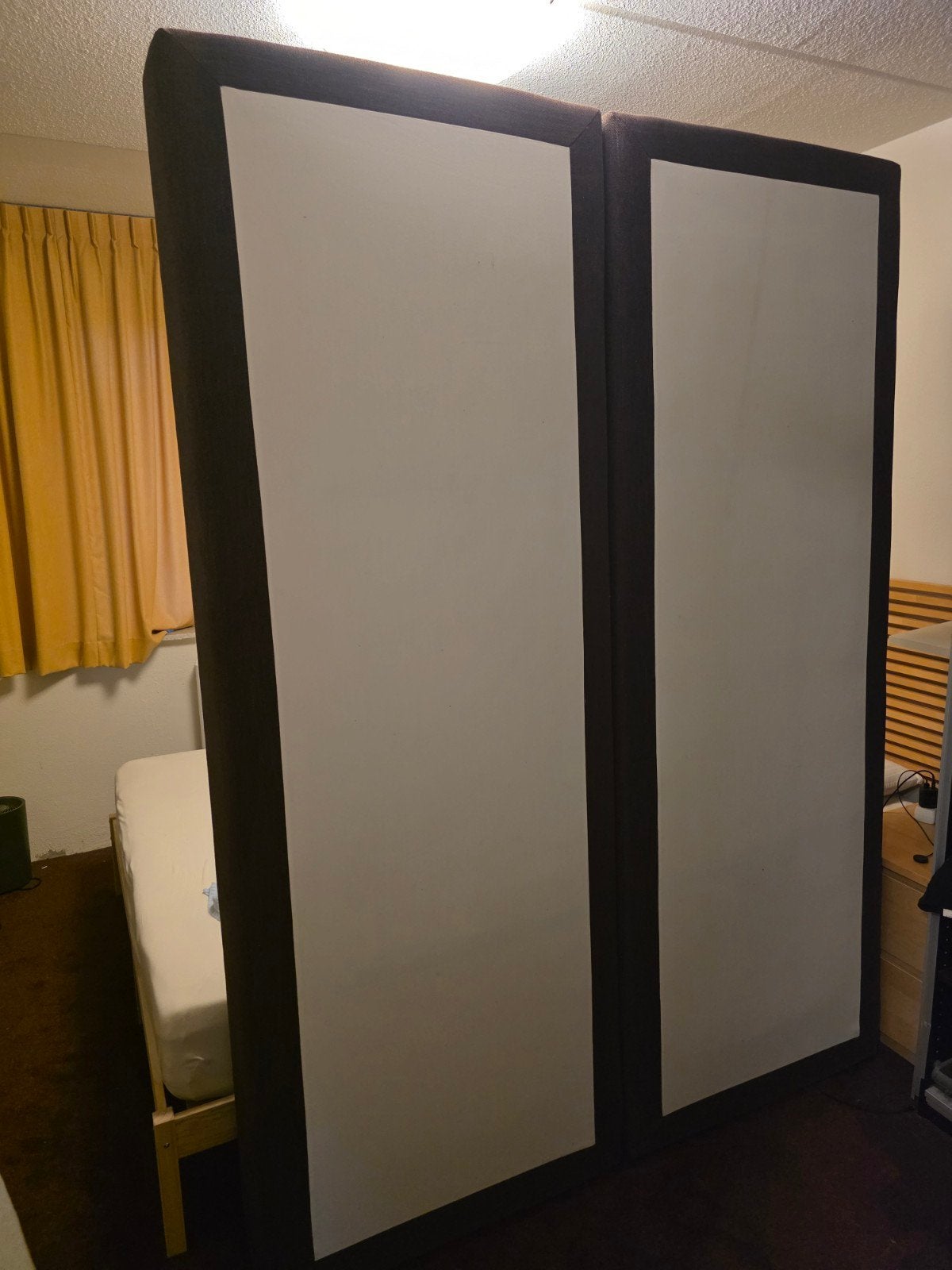 Boxspring onderstel 160x220 cm (extra lang!), Huis en Inrichting, Ophalen, Bruin, Tweepersoons, Zo goed als nieuw