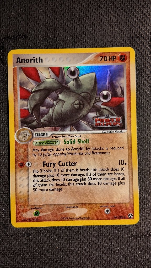 Anorith 26 Power Keepers | Pokemon kaart, Ophalen, Zo goed als nieuw, Losse kaart, Foil