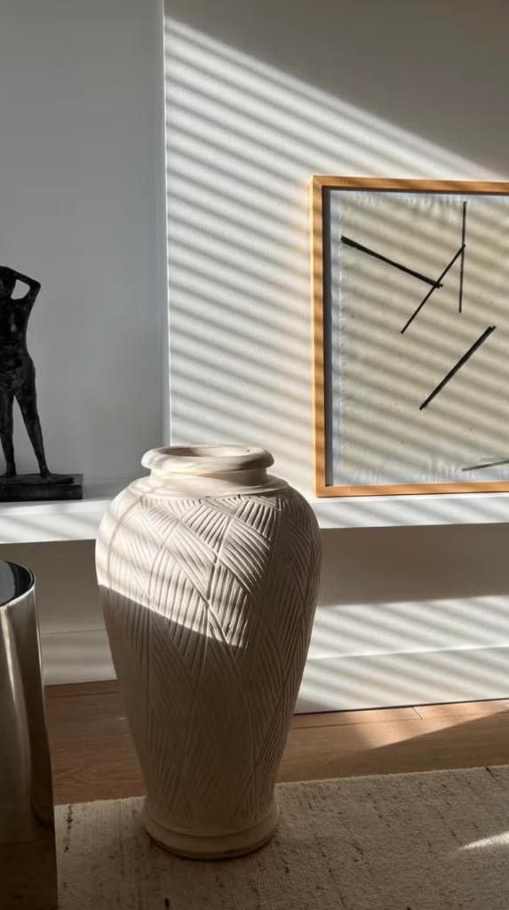 Grote vintage pot/vaas/kruik aardewerk, Huis en Inrichting, Woonaccessoires | Vazen, Ophalen, Gebruikt, Overige kleuren