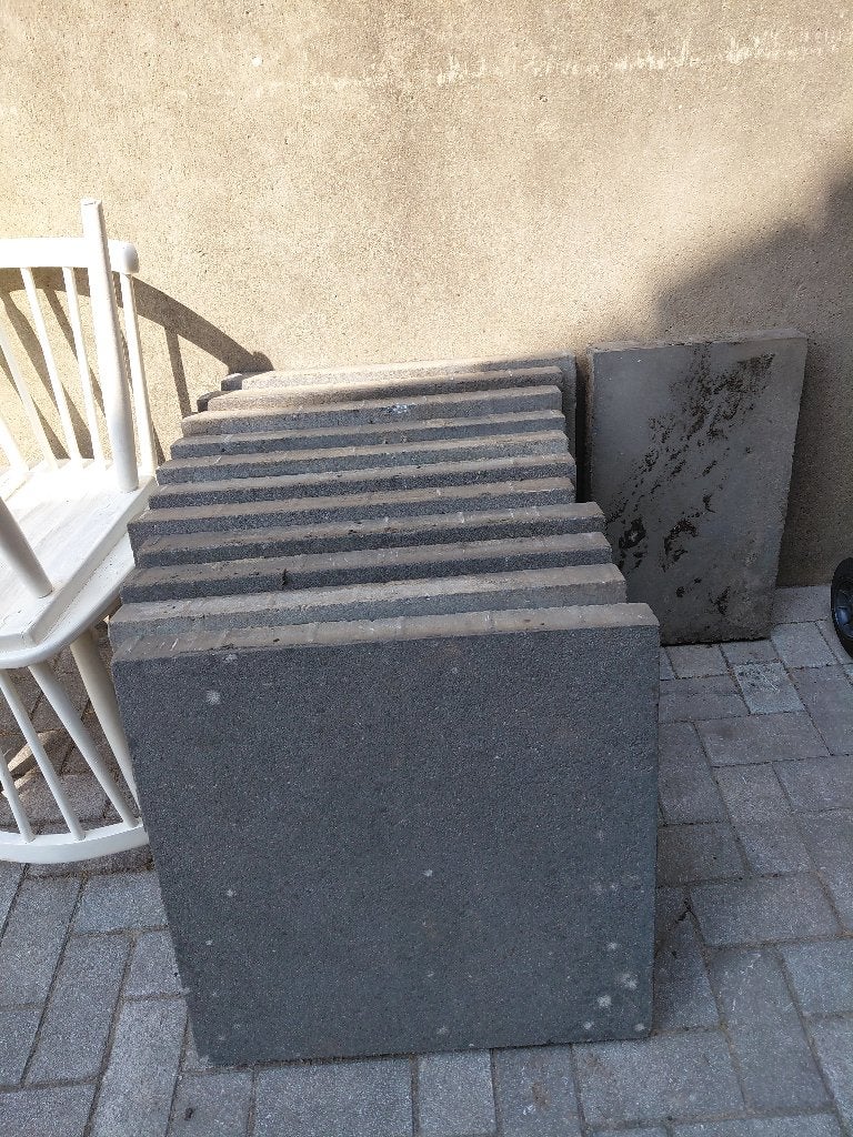 Terrastegels, Ophalen, Gebruikt, 10 m² of meer, Beton