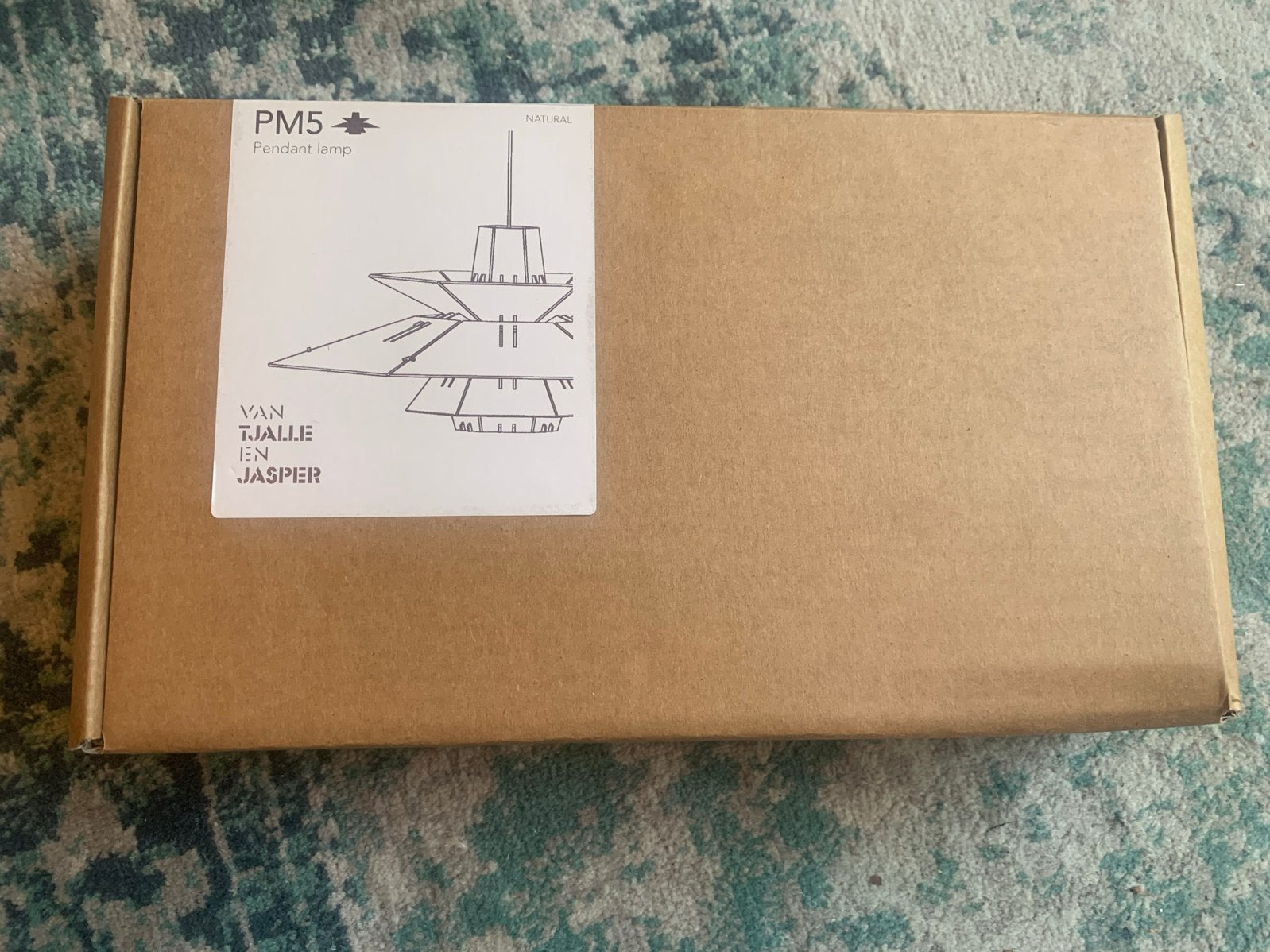 Nieuwe PM5 Hanglamp hout van Tjalle en Jasper - E27 fitting, Ophalen of Verzenden, Nieuw, Hout, E27 (groot)