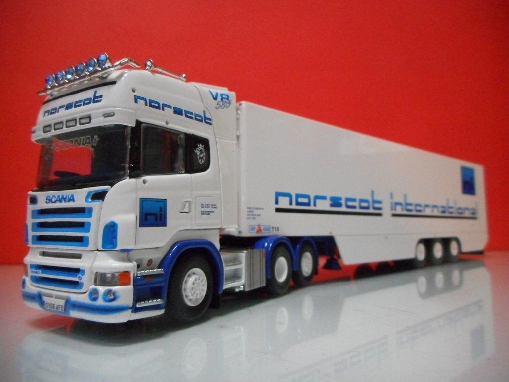 TEKNO SCANIA R NORSCOTT, UK 61157, Ophalen of Verzenden, Nieuw, Bus of Vrachtwagen, Tekno