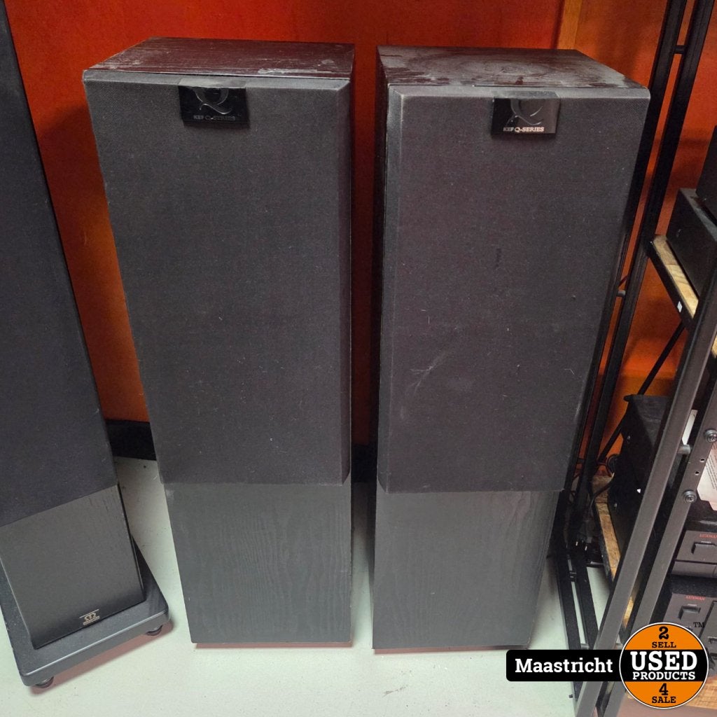 KEF Q80 speakerset, veel goed geluid voor weinig, Flex Ltd., Gebruikt, https://flex.com/contact-us, Nobelstraat 10, 5807 GA Oostrum LB, Limburg, Nederland