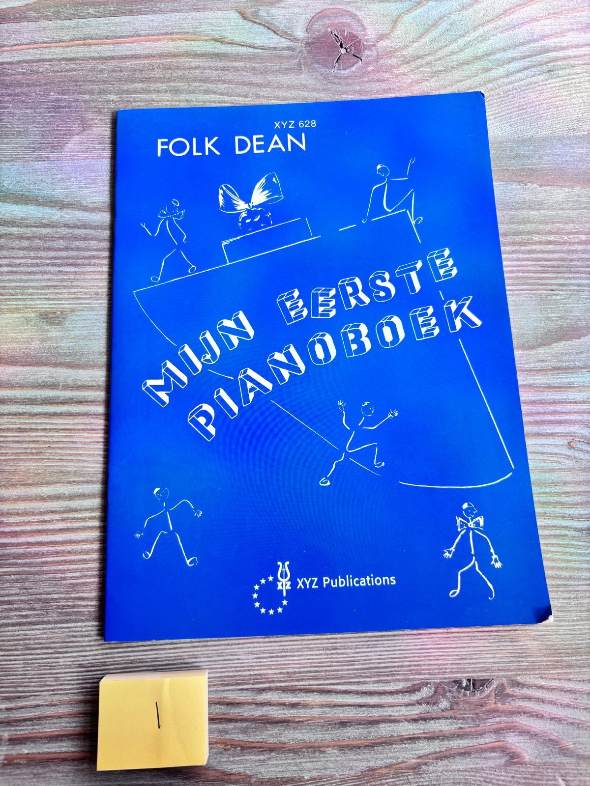 Mijn Eerste Pianoboek - Folk Dean (XYZ 628), Muziek en Instrumenten, Bladmuziek, Verzenden, Overige genres, Les of Cursus, Zo goed als nieuw