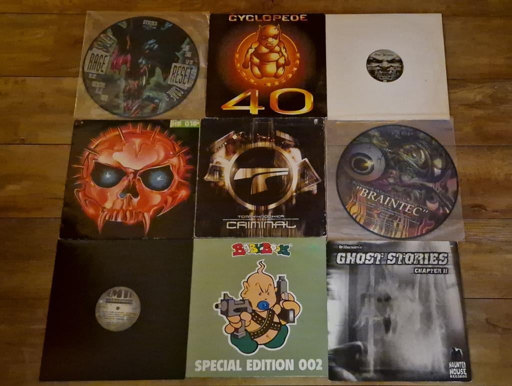 Hardcore Gabber Vinyl collectie, Ophalen of Verzenden, Gebruikt, 12 inch, Overige genres