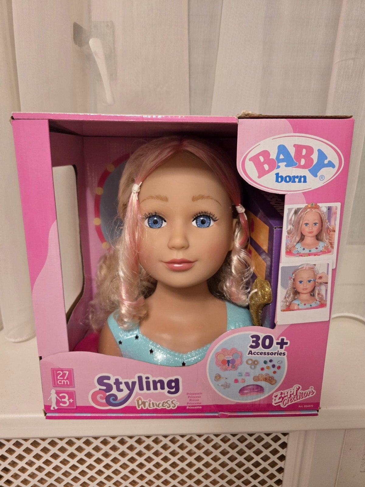 Baby born styling princess, Kinderen en Baby's, Ophalen of Verzenden, Nieuw, Babypop