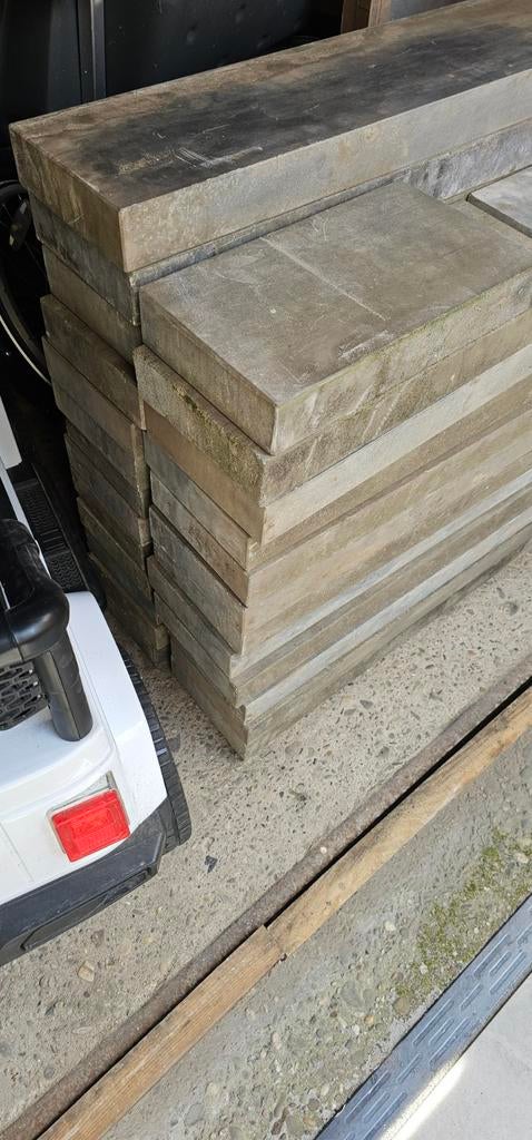 Natuursteen Opsluitband., Gebruikt, Ophalen of Verzenden, 10 m² of meer, Beton
