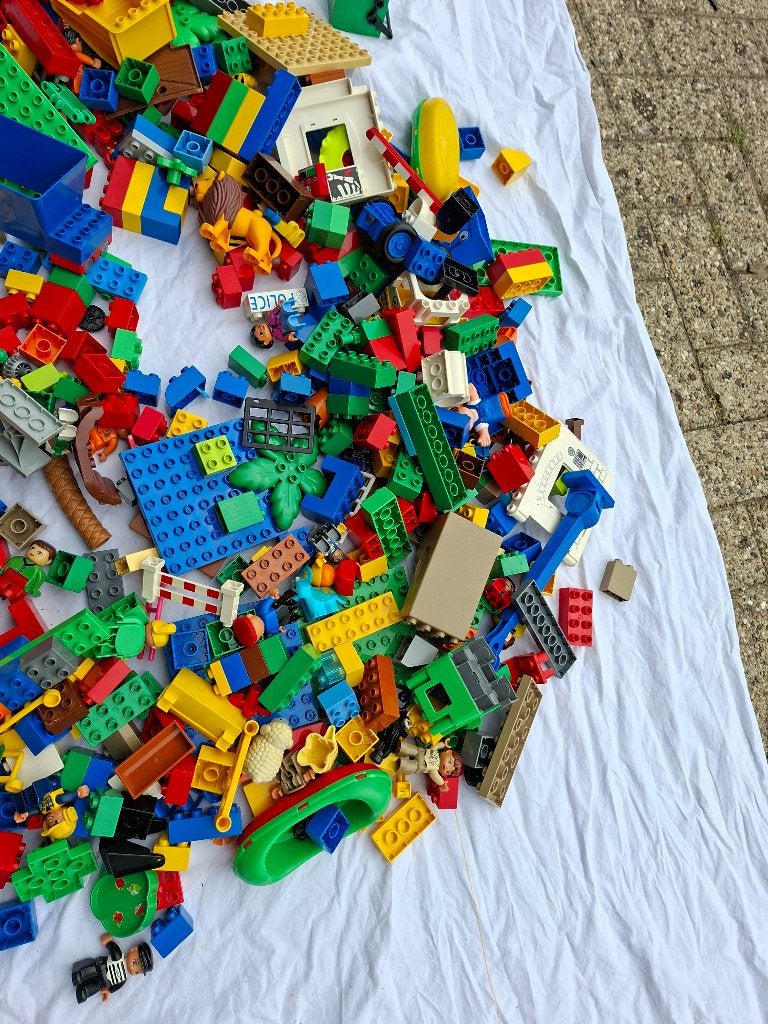 duplo grote verhuisdoos vol allerlei duplo, Ophalen of Verzenden, Zo goed als nieuw, Duplo