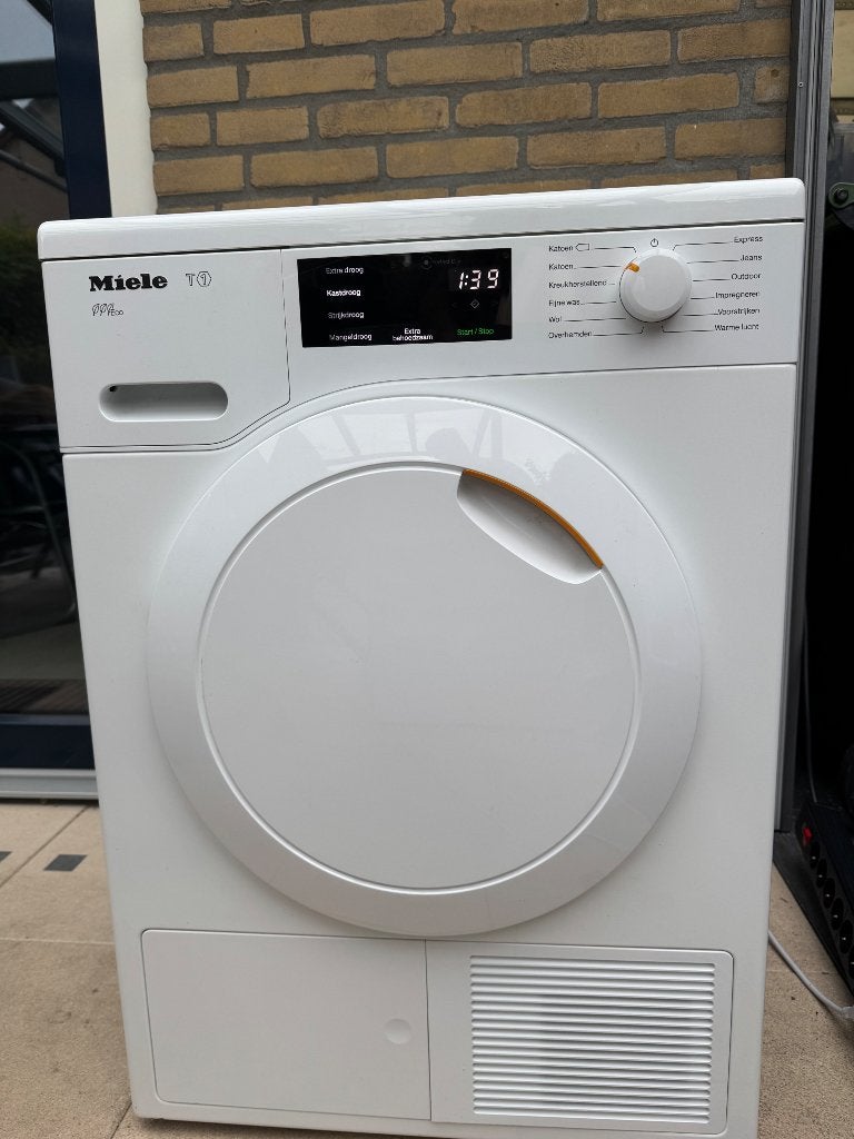 Miele warmtepomp droger TCE620 helemaal schoongemaakt