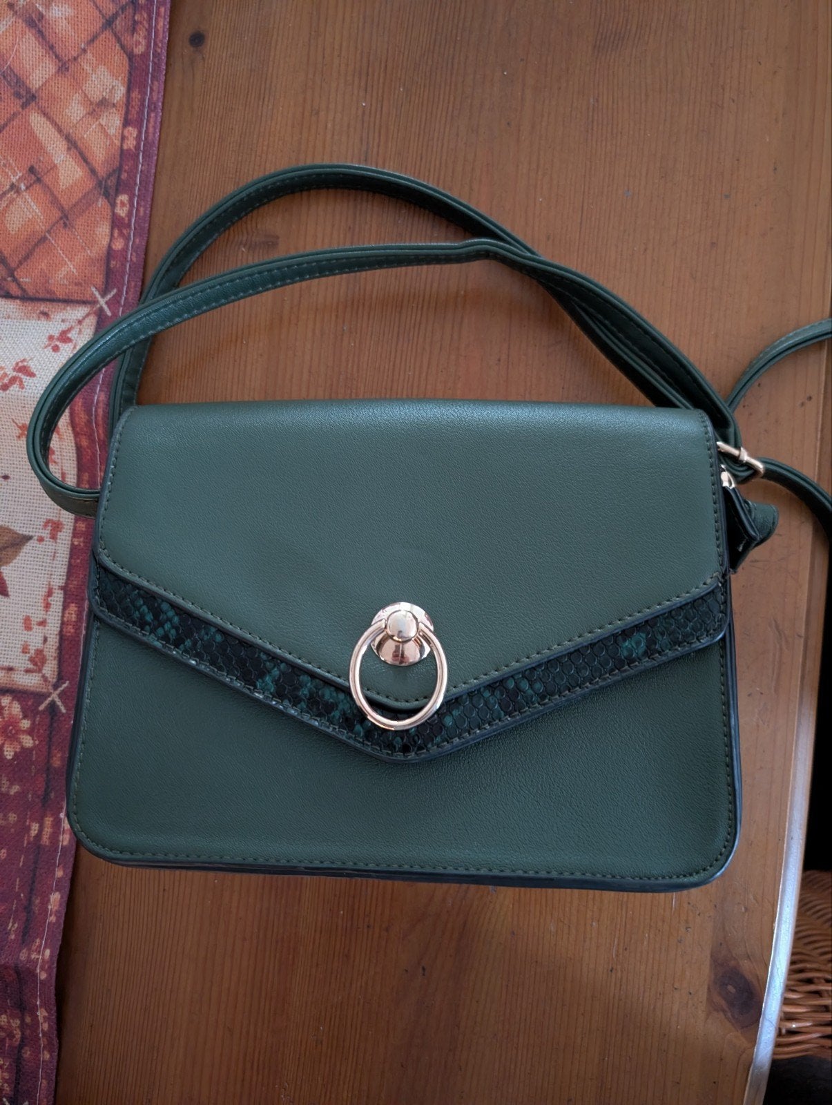 2 Tasjes, Ophalen, Zo goed als nieuw, Groen, Handtas