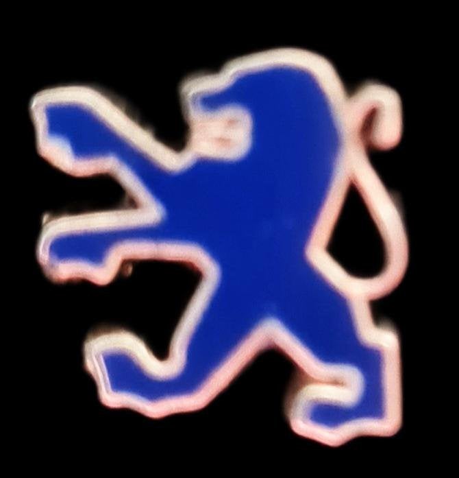 Peugeot pin- blauw emaille, Verzenden, Nieuw, Transport, Speldje of Pin