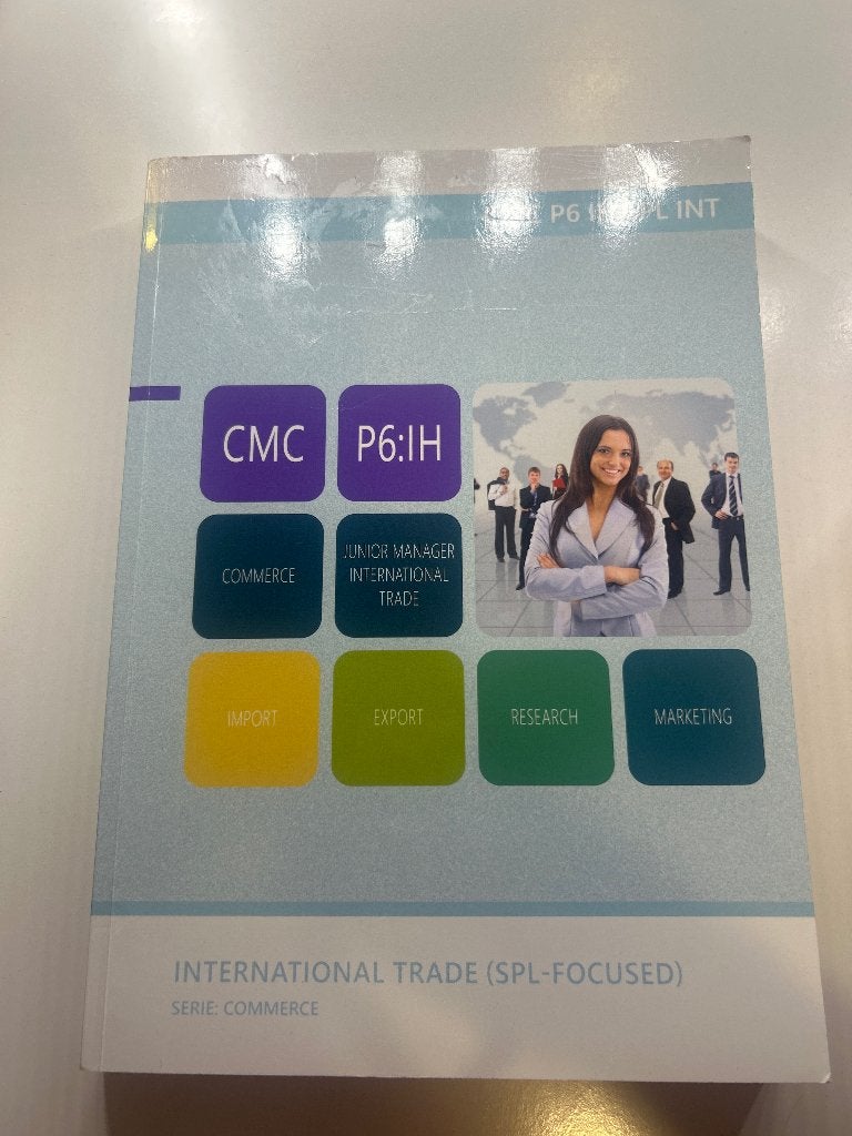 International Trade CMC P6 IH SPL INT, Gelezen, Ophalen of Verzenden, MBO, Uitgeversgroep