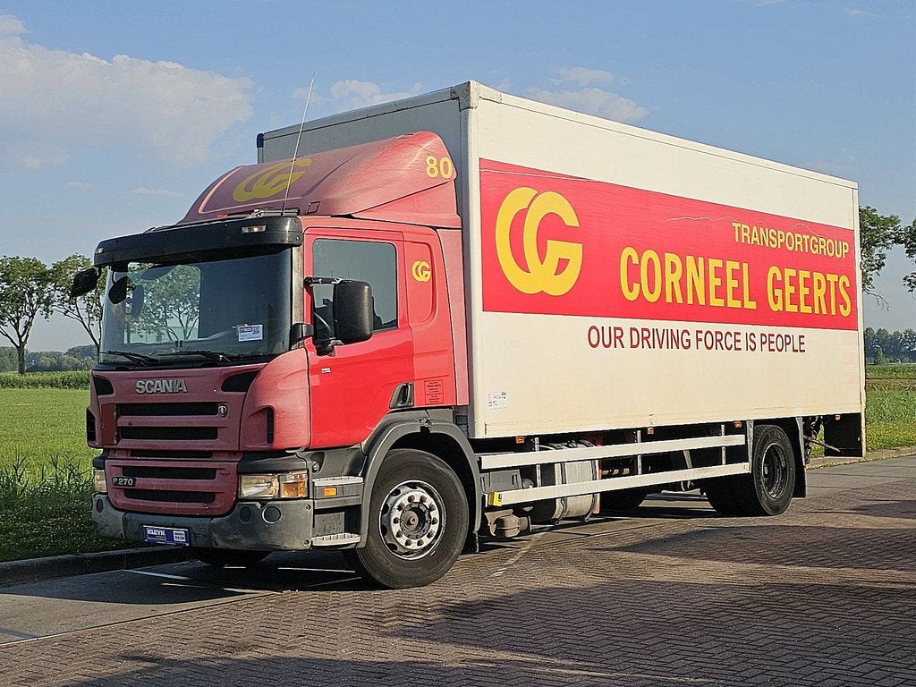 SCANIA P270 lift hard wood floor, Bedrijf, Diesel, Euro 4, Stoelverwarming